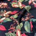 Polyester Rosenblume gewebt 75d Chiffon-Druckstoff